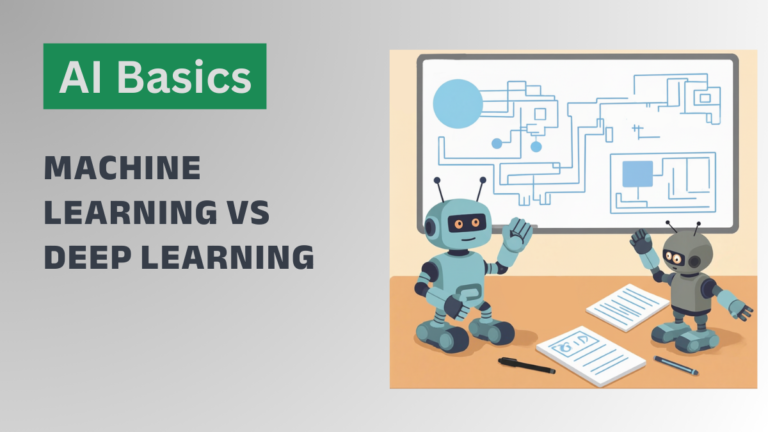 machine learning vs deep learning পার্থক্য দেখানো ডায়াগ্রাম বাংলায়